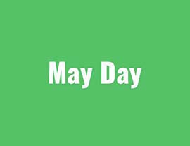 يوم عطلة مايو إشعار